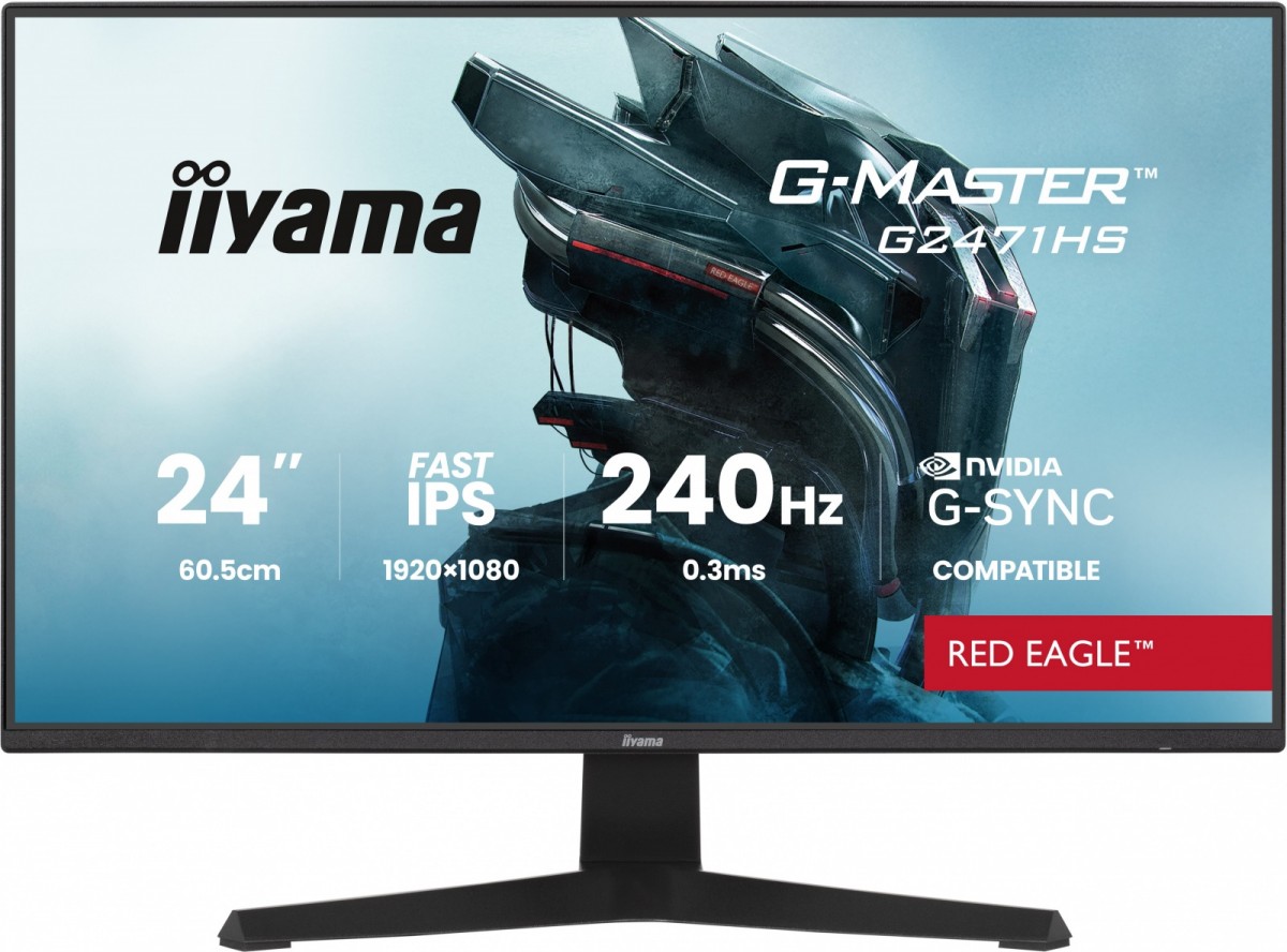 Monitor 23,8" iiyama G-MASTER gaming series G2471HS-B1 Red Eagle