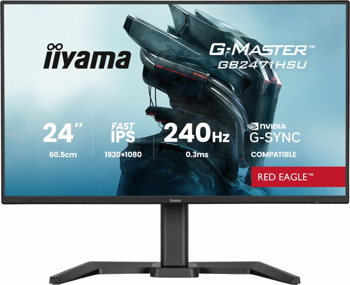 Monitor 23,8" iiyama G-MASTER gaming series GB2471HSU-B1 Red Eagle
