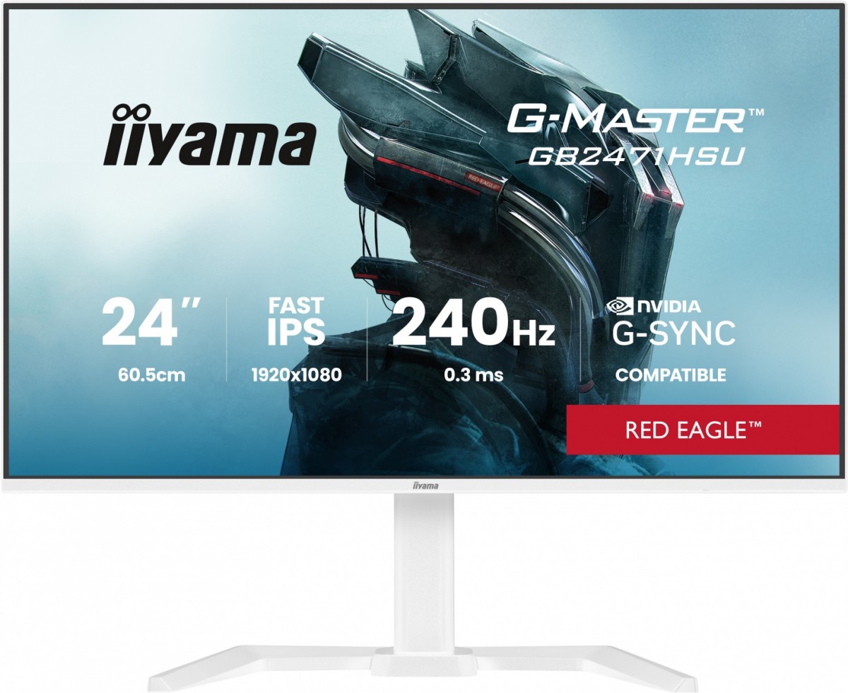 Monitor 23,8" iiyama G-MASTER gaming series GB2471HSU-W1 Red Eagle
