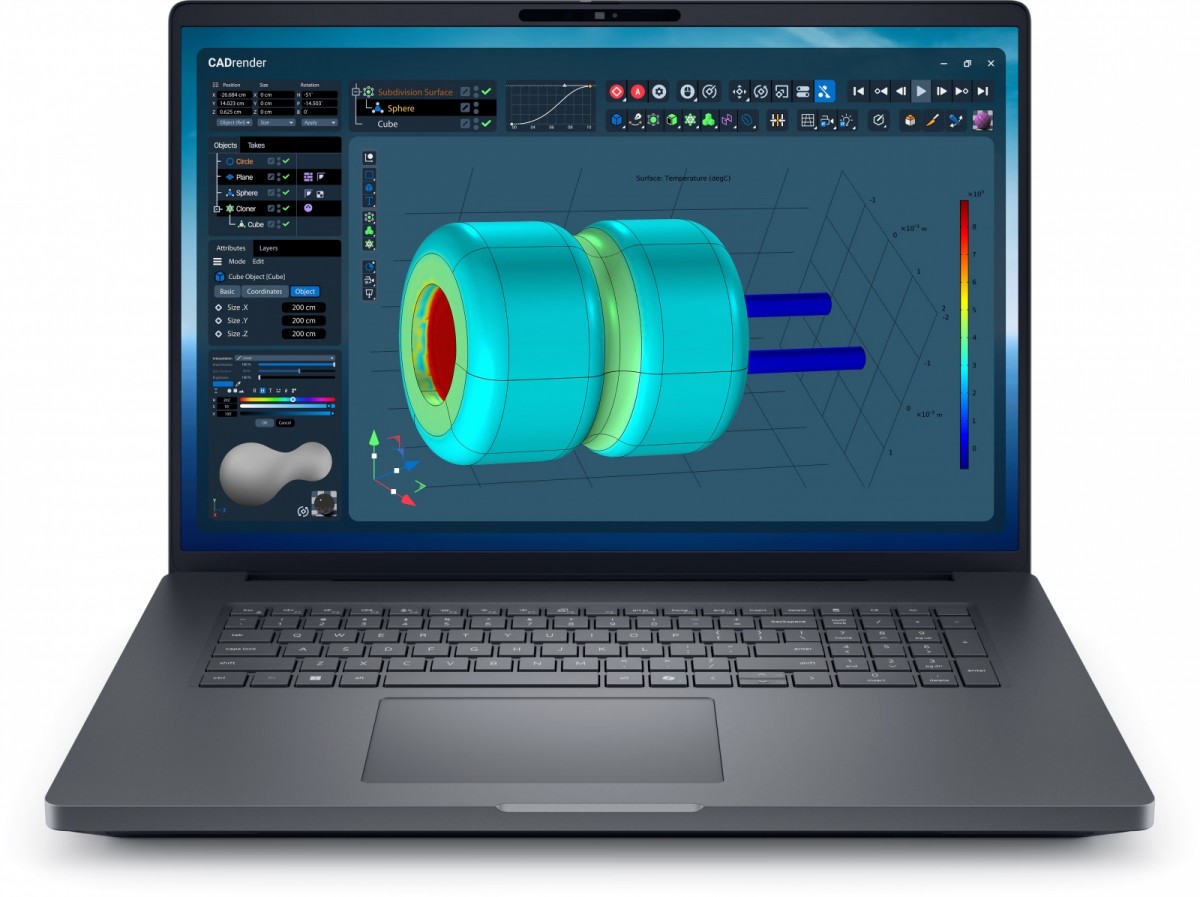 Laptop Dell Pro Max 18 Plus MB18250 18" WQXGA Ultra 9 285HX 64GB 1TB SSD RTX PRO 3000 MS Windows 11 Professional