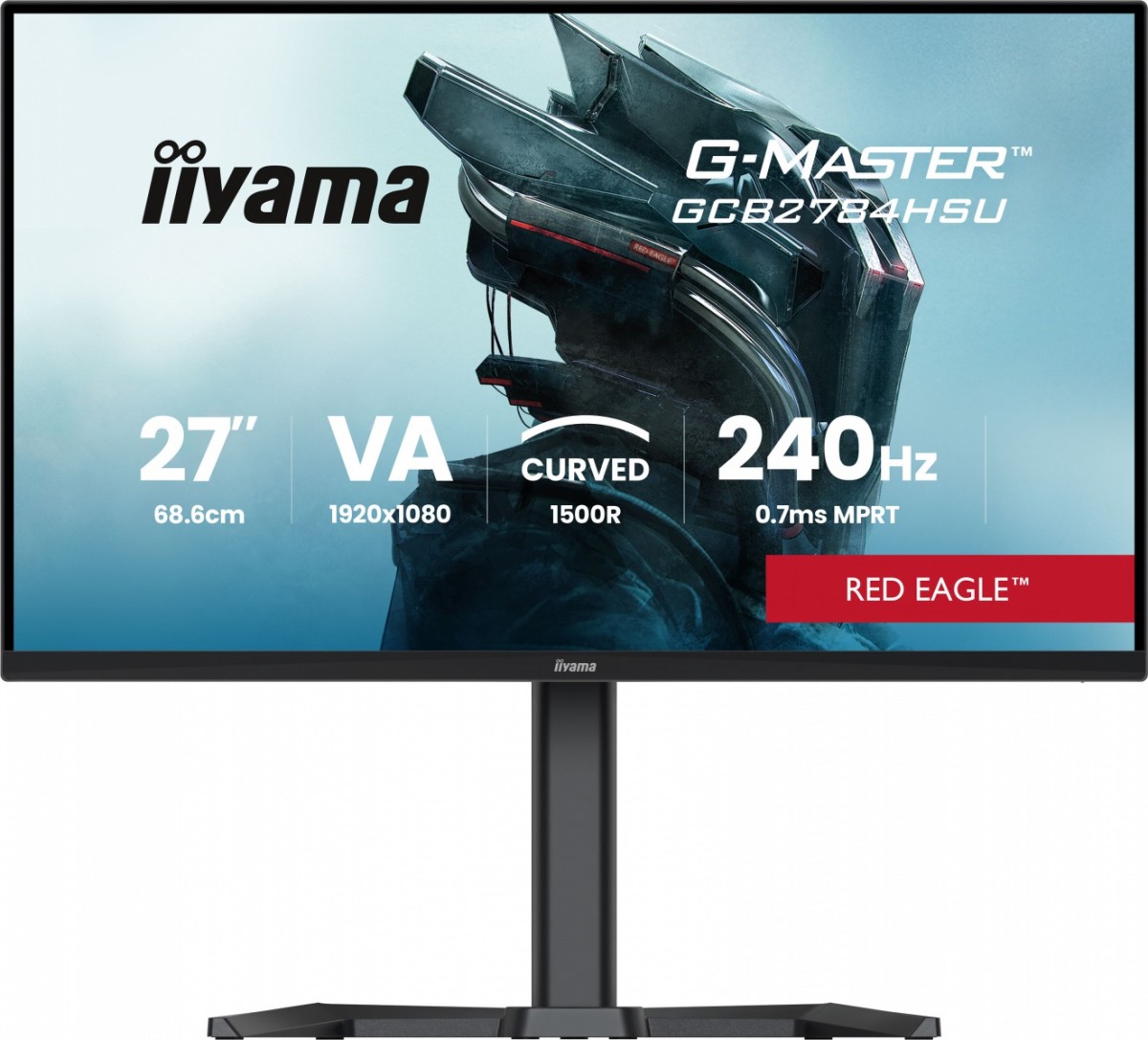 Monitor 27" iiyama G-MASTER gaming series GCB2784HSU-B1 Red Eagle