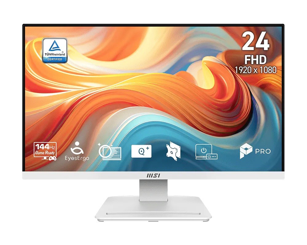 Monitor 23,8" MSI PRO MP241W E14V Biały