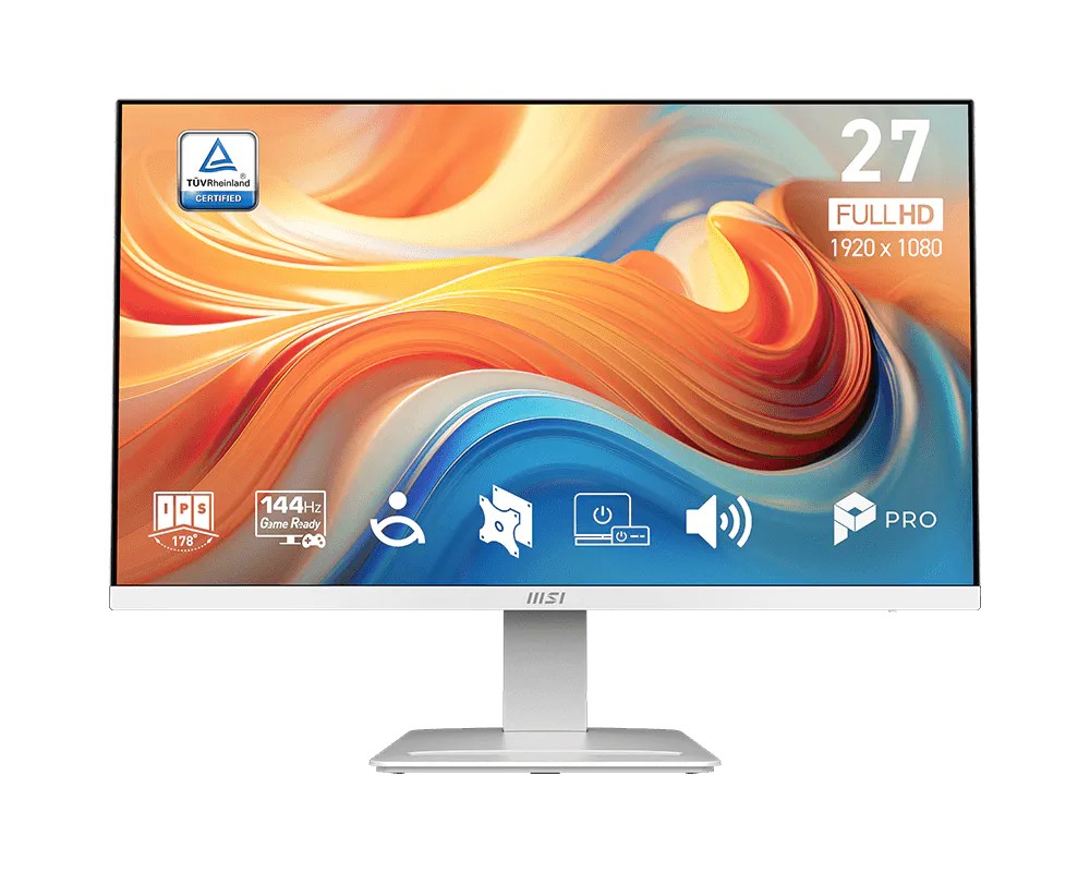 Monitor 27" MSI PRO MP273W E14A Biały