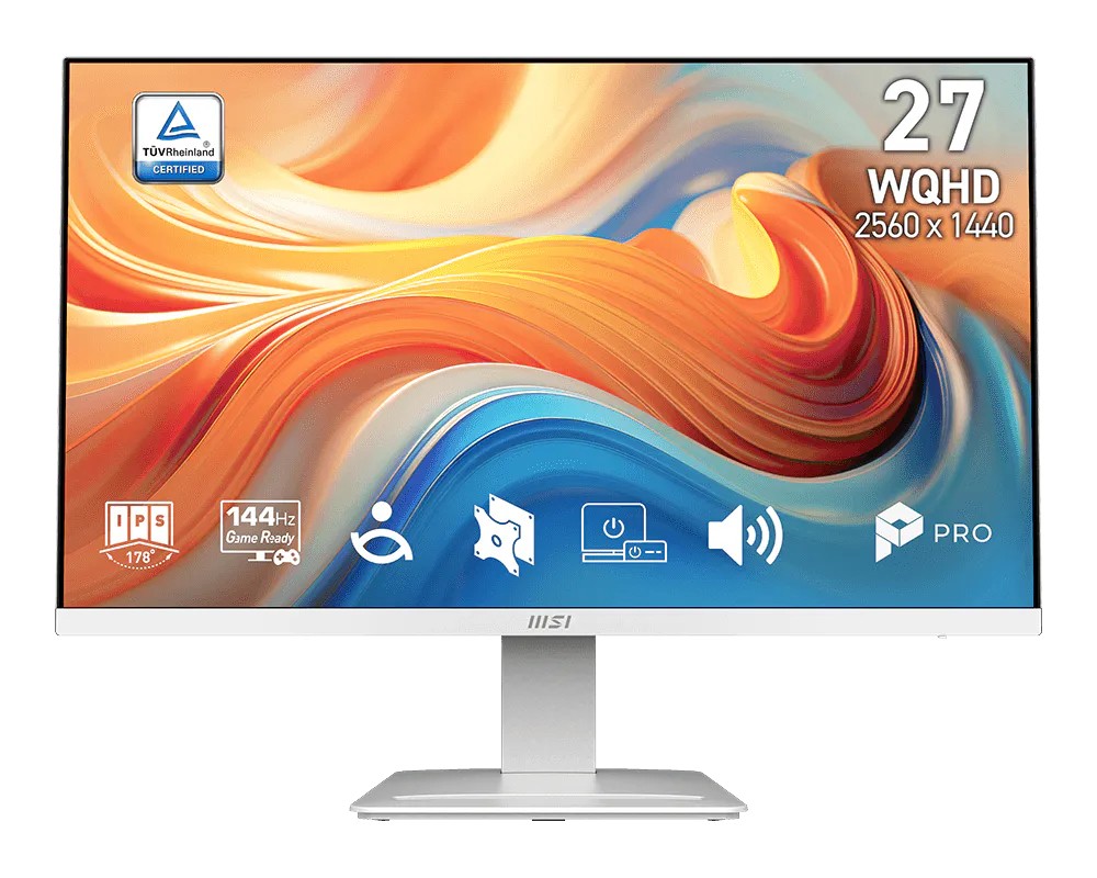 Monitor 27" MSI PRO MP273QW E14 Biały