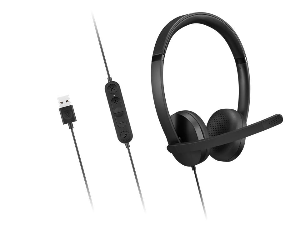 Słuchawki Lenovo USB-A Wired Stereo Headset Gen 2