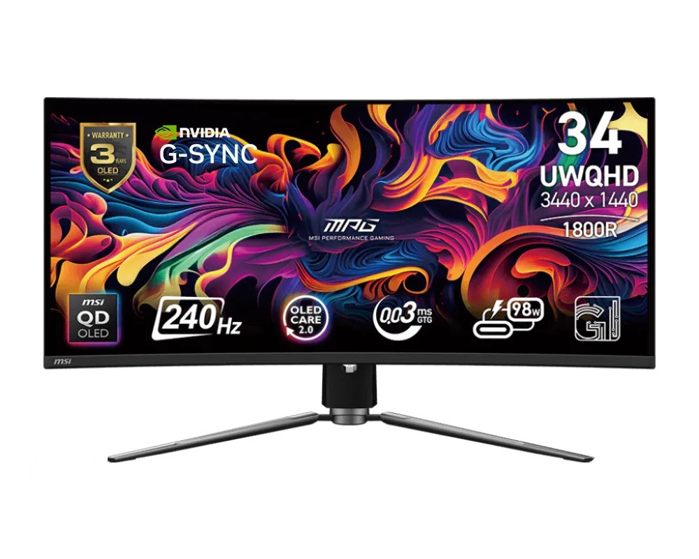 Monitor 34" MSI MPG 341CQPX QD-OLED
