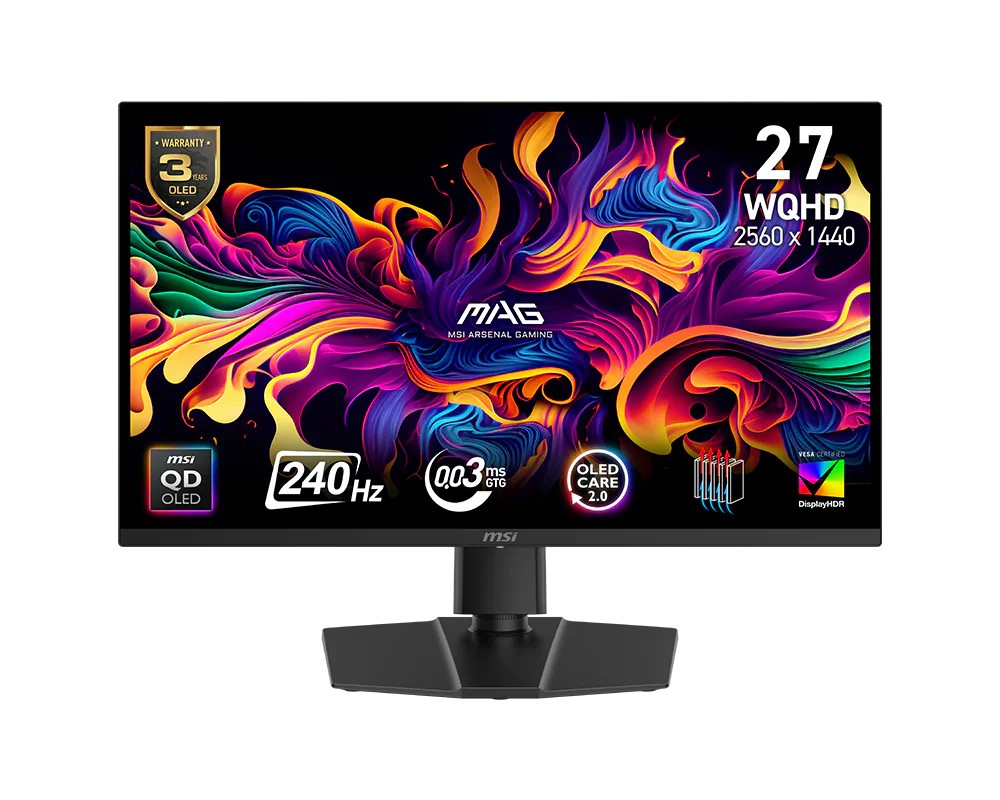 Monitor 26,5" MSI MAG 271QP QD-OLED X24