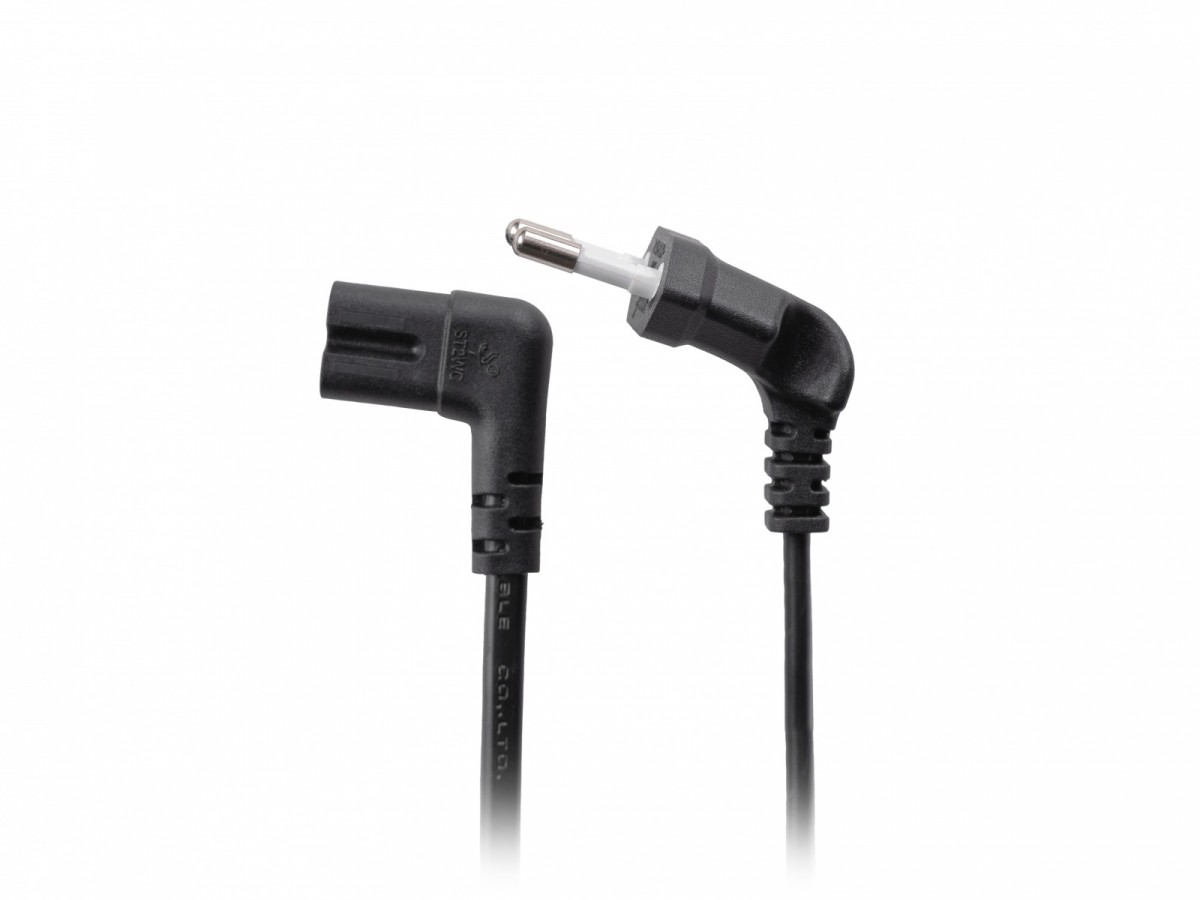 Kabel zasilający 2-pinowy 1.8 m Lanberg Kątowy - obrazek 2