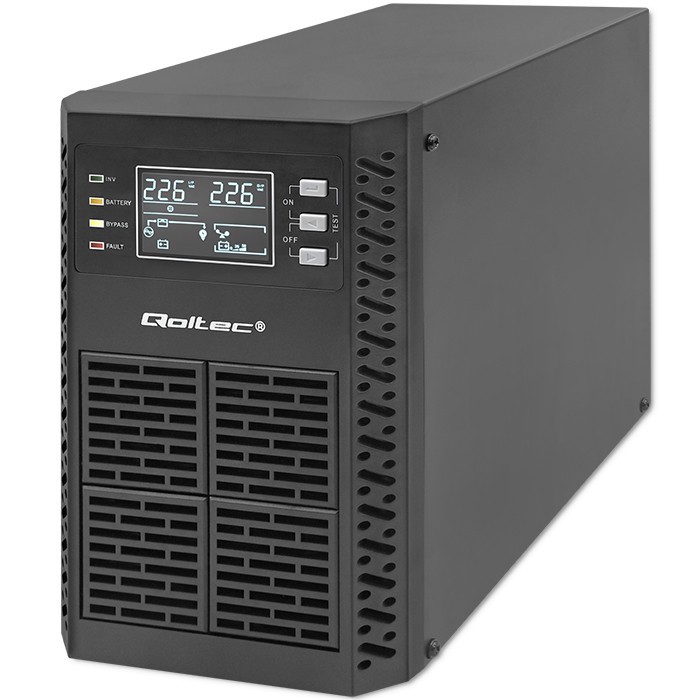 Zasilacz awaryjny UPS - Qoltec Power Factor 1.0 1000VA