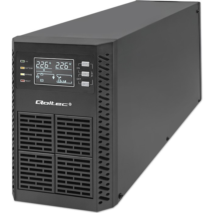 Zasilacz awaryjny UPS - Qoltec Power Factor 1.0 2000VA