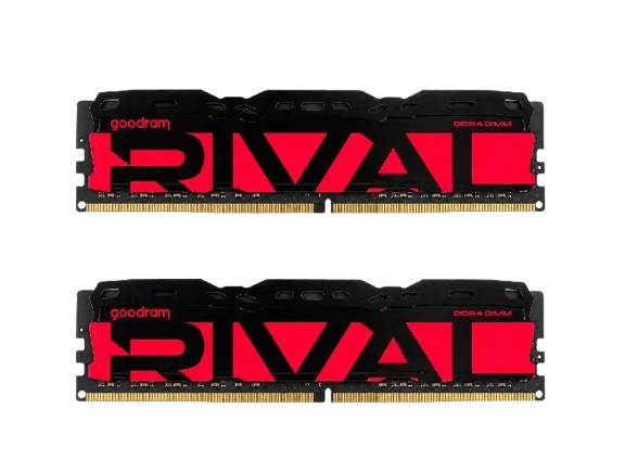 DIMM PC-3200 DDR4 64GB GoodRam Rival Radiant Czerwona **2 x 32GB**