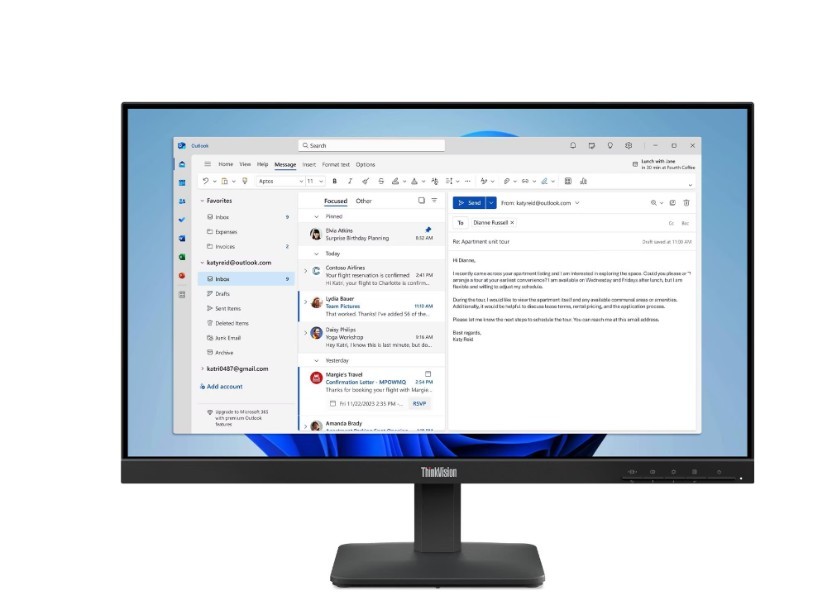 Monitor 23,8" Lenovo ThinkVision S24-4e