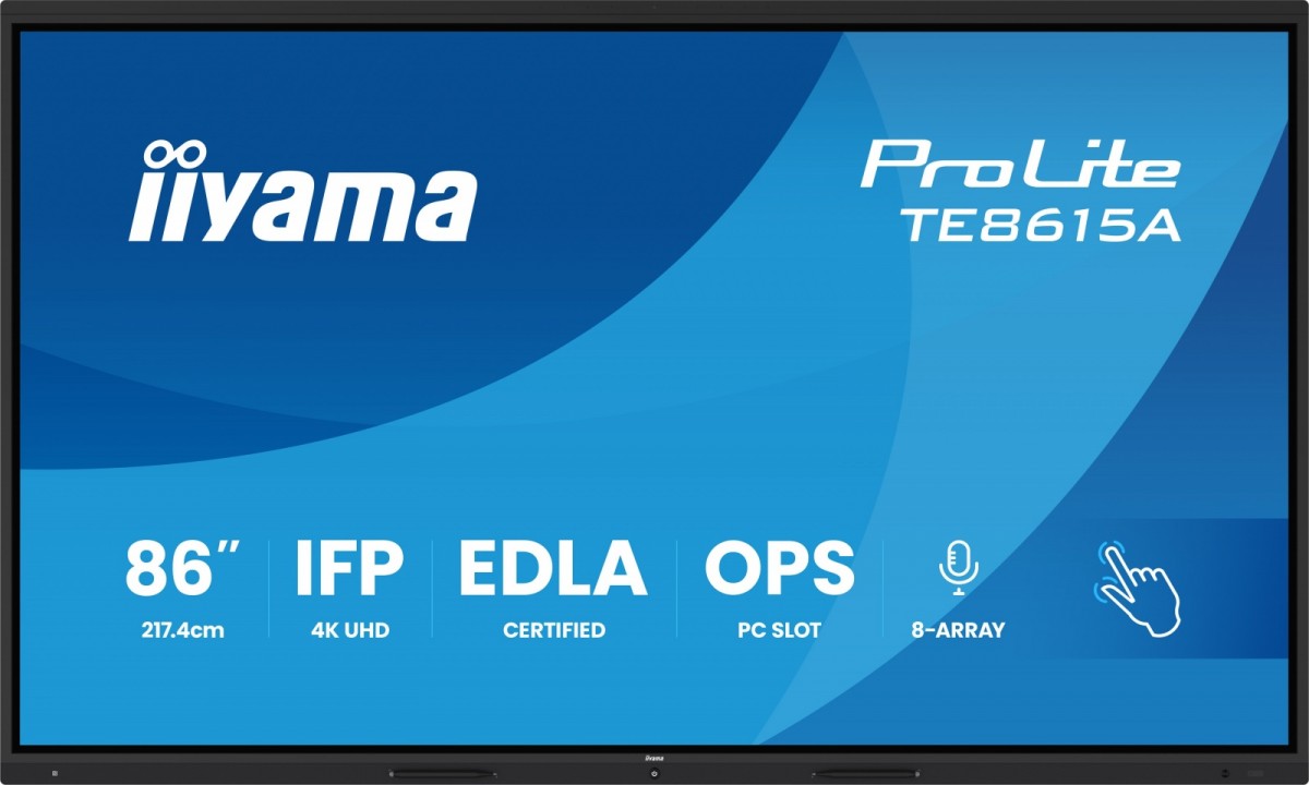 Monitor interaktywny iiyama 86" TE8615A-B2AG
