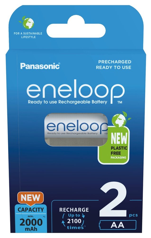 Akumulatorki AA/2000 mAh NIMH 2 szt. Panasonic Eneloop