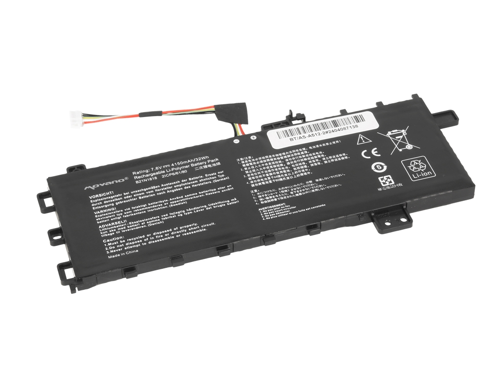 Bateria do laptopa Asus Vivobook 15 A512, R512, X512