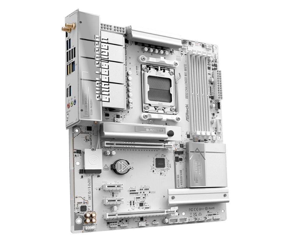 Płyta Socket AM5 ASRock B850M Challenger WiFi WHITE - obrazek 3