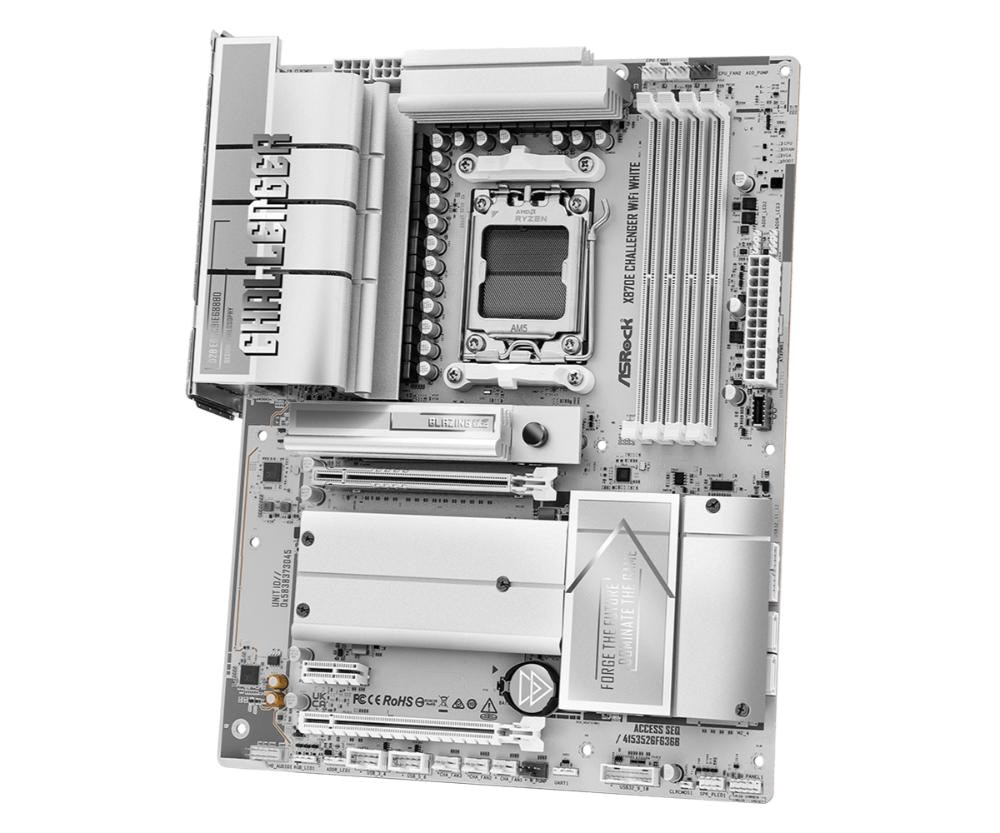 Płyta Socket AM5 ASRock X870E Challenger WiFi WHITE - obrazek 5