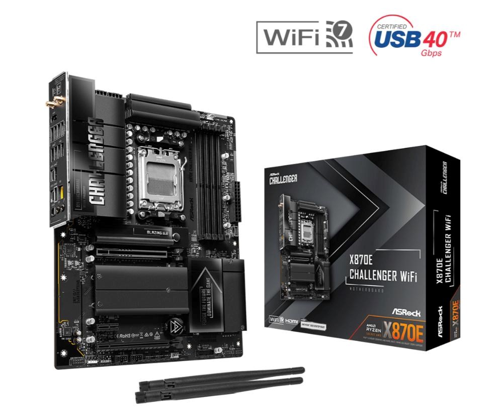 Płyta Socket AM5 ASRock X870E Challenger WiFi