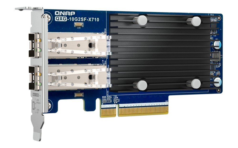 Karta sieciowa PCI-E Qnap QXG-10G2SF-X710 2x10GbE SFP+