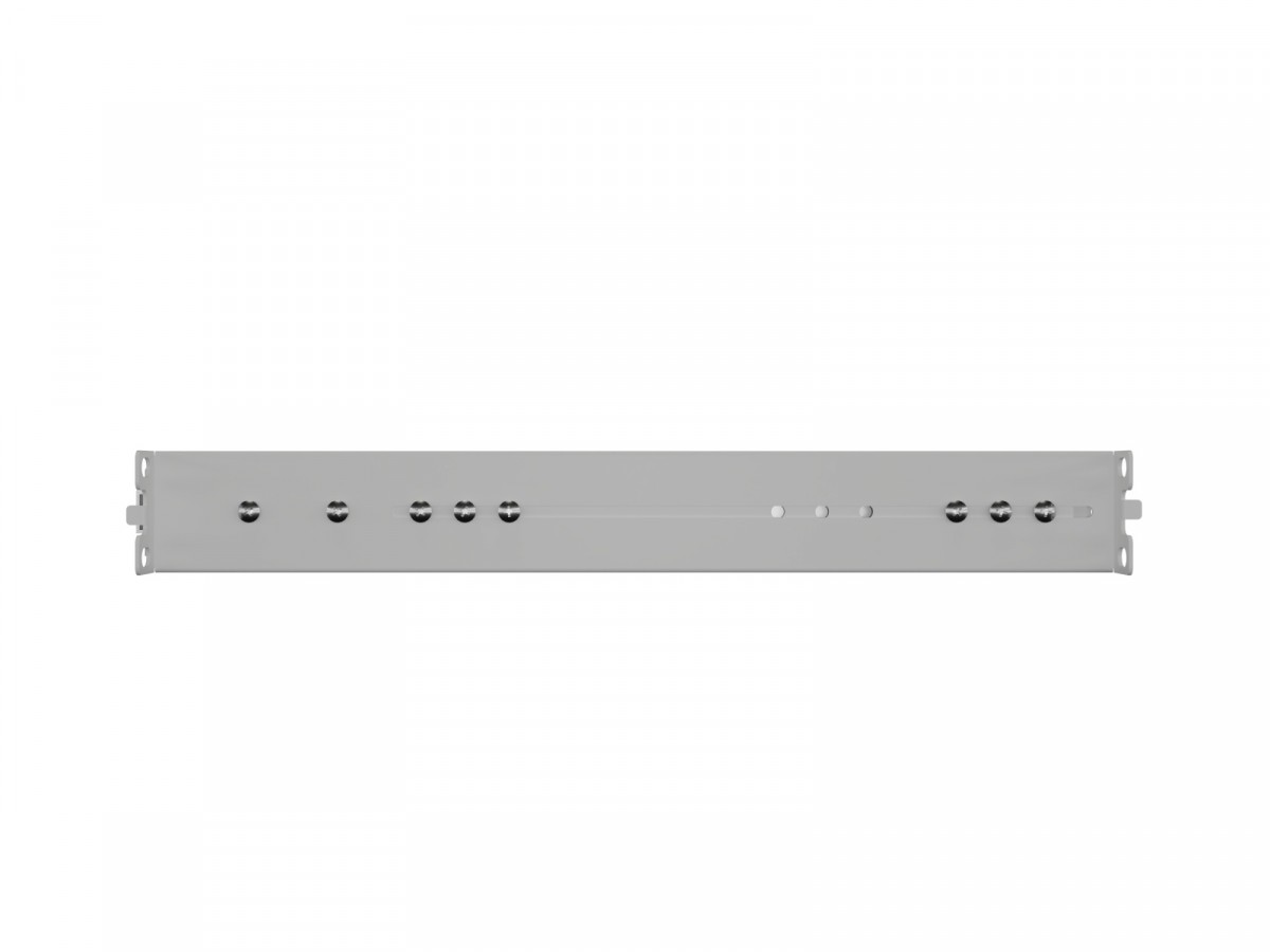 Półka do szaf rack 19'' 1U 350mm 482,6 x 376 mm Wysuwana Szara Lanberg - obrazek 4