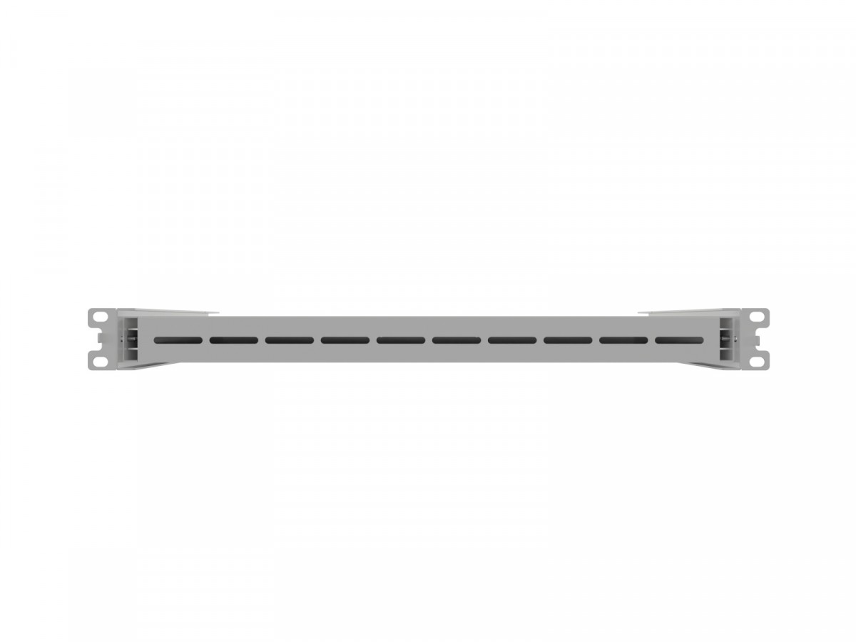 Półka do szaf rack 19'' 1U 350mm 482,6 x 376 mm Wysuwana Szara Lanberg - obrazek 2