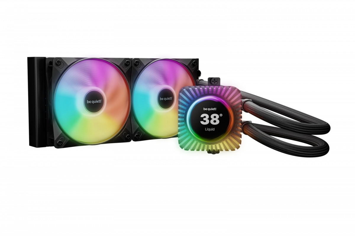 Chłodzenie wodne be quiet! Light Loop IO LCD 240mm ARGB Czarne