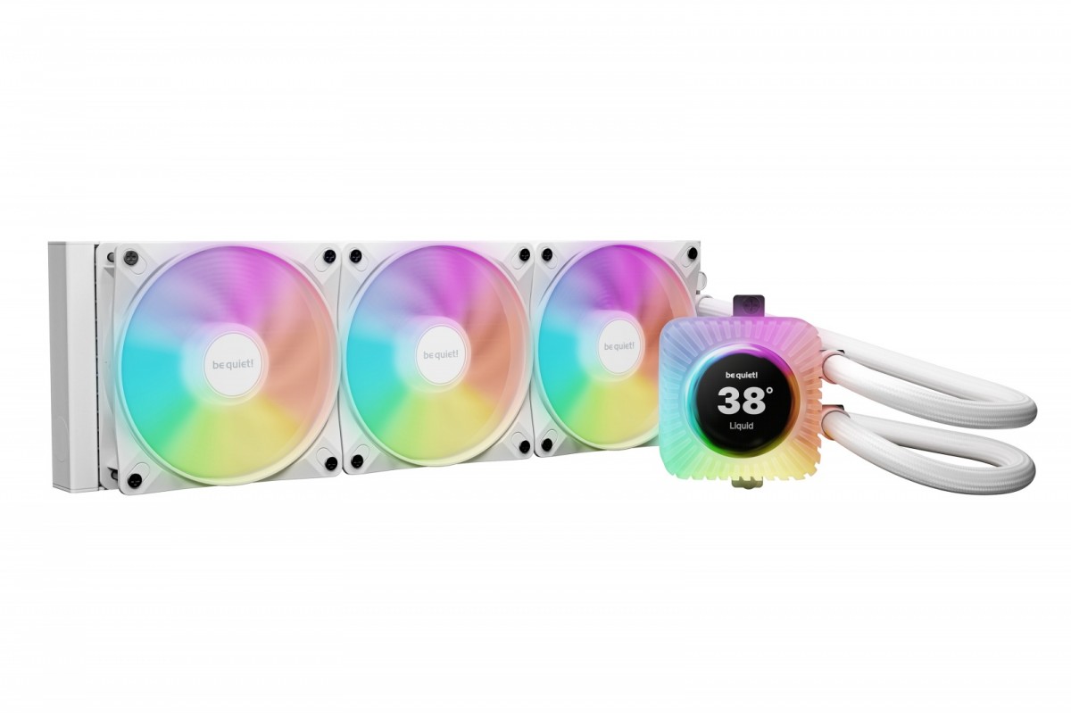 Chłodzenie wodne be quiet! Light Loop IO LCD 360mm ARGB Białe