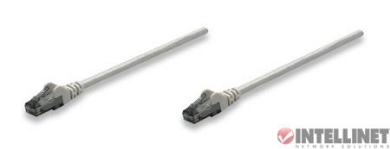 Kabel RJ45/RJ45  0.5 m    Patchcord  Kategoria 6  Szary