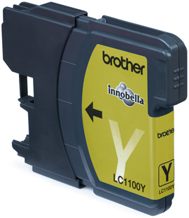 Tusz Brother LC1100Y Yellow 325 str.