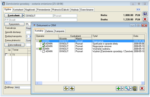ERP XL CRM jedno stanowisko - obrazek 3