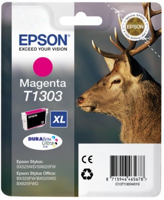 Tusz Epson T1303 Magenta 765 str.