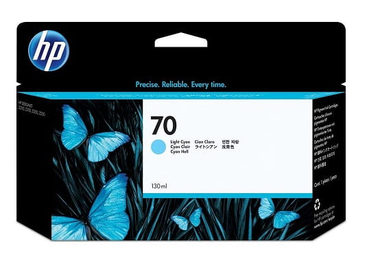 Tusz HP 70 C9390A Light Cyan 130 ml.