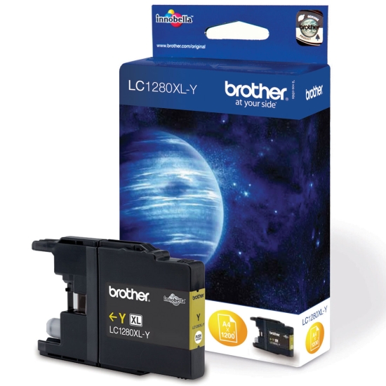 Tusz Brother LC1280XLY Yellow 1200 str.