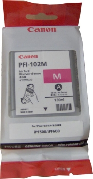 Tusz Canon PFI-102M Magenta 130 ml.