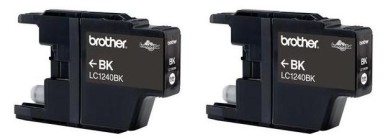 Tusze Brother LC1240BK Black 2 x 600 str.