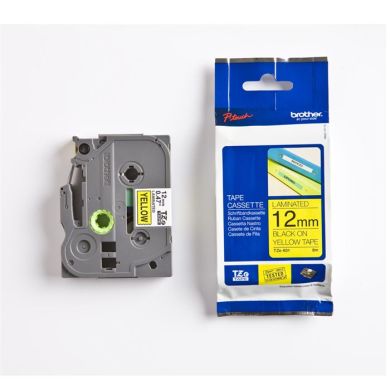 Taśma do drukarki etykiet Brother TZ631 12mm Czarne na żółtym - obrazek 4