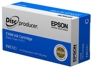 Tusz Epson PJIC1-C Cyan DISCPRODUCER 31.5 ml.