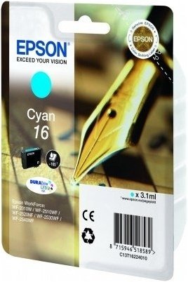 Tusz Epson T1622 Cyan 165 str. - obrazek 2