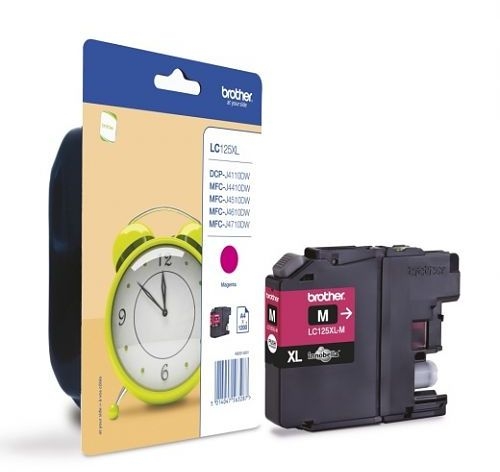 Tusz Brother LC125XLM Magenta 1200 str.