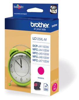 Tusz Brother LC125XLM Magenta 1200 str. - obrazek 2