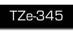 Taśma do drukarki etykiet Brother TZe345 18mm Biały na Czarnym