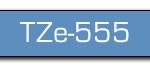Taśma do drukarki etykiet Brother TZE555 24mm Białe na Niebieskim