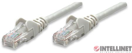 Kabel RJ45/RJ45 10 m Patchcord Kategoria 5e Szary