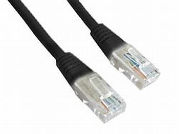 Kabel RJ45/RJ45 0.5 m Patchcord Kategoria 5e Czarny