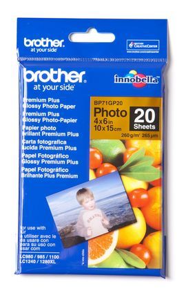 Papier Brother 10x15 260g Glossy 20 szt.