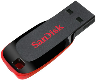 Flashdrive   64GB USB 2.0 SanDisk Cruzer BLADE