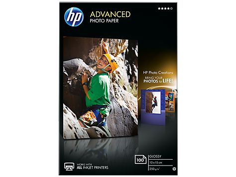 Papier HP 10x15 250g Advanced Glossy Photo 100 szt.