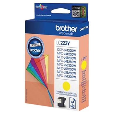 Tusz Brother LC223Y Yellow 550 str. - obrazek 2