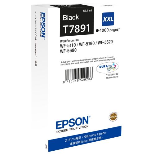Tusz Epson T7891 Black 4000 str.