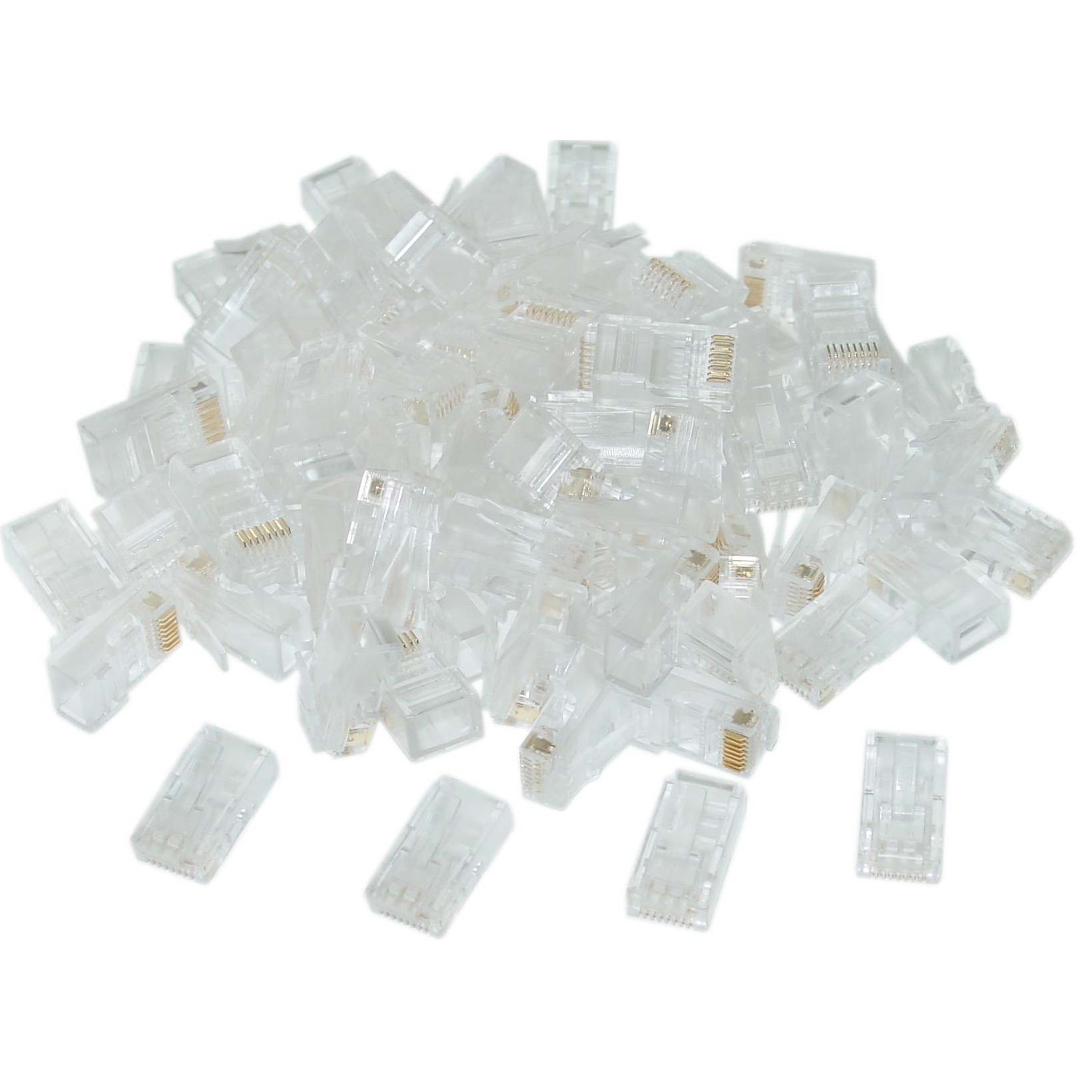 Wtyk RJ45 zaciskany "drut" kat.5e 100 szt. Gembird